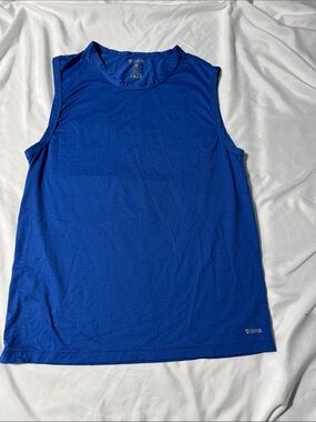 Tommy Copper Compression Tank Top Blue Sleeveless Athletic Performance Medium